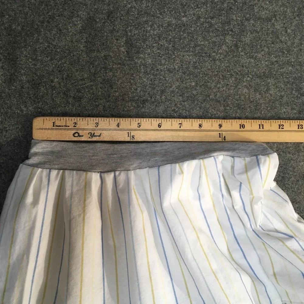 Skirt Girl 8 Maxi 100% Cotton White Stripe Lined Ruffle‎ Tier Mom and Pop's Kids